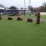 Naturel artificial grass installation