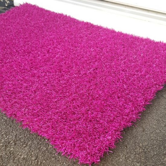 Solid Pink Doormat