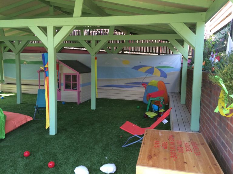 Nomow Artificial Grass Play Area Covered